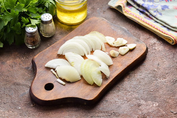 куриные голени с картошкой в духовке рецепт фото 4